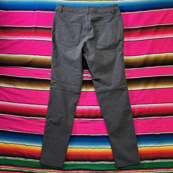 Lululemon ABC Pants Men's 30x32 Heathered Grey Slim Straight Tech Canvas M5A92S - Picture 4 of 9